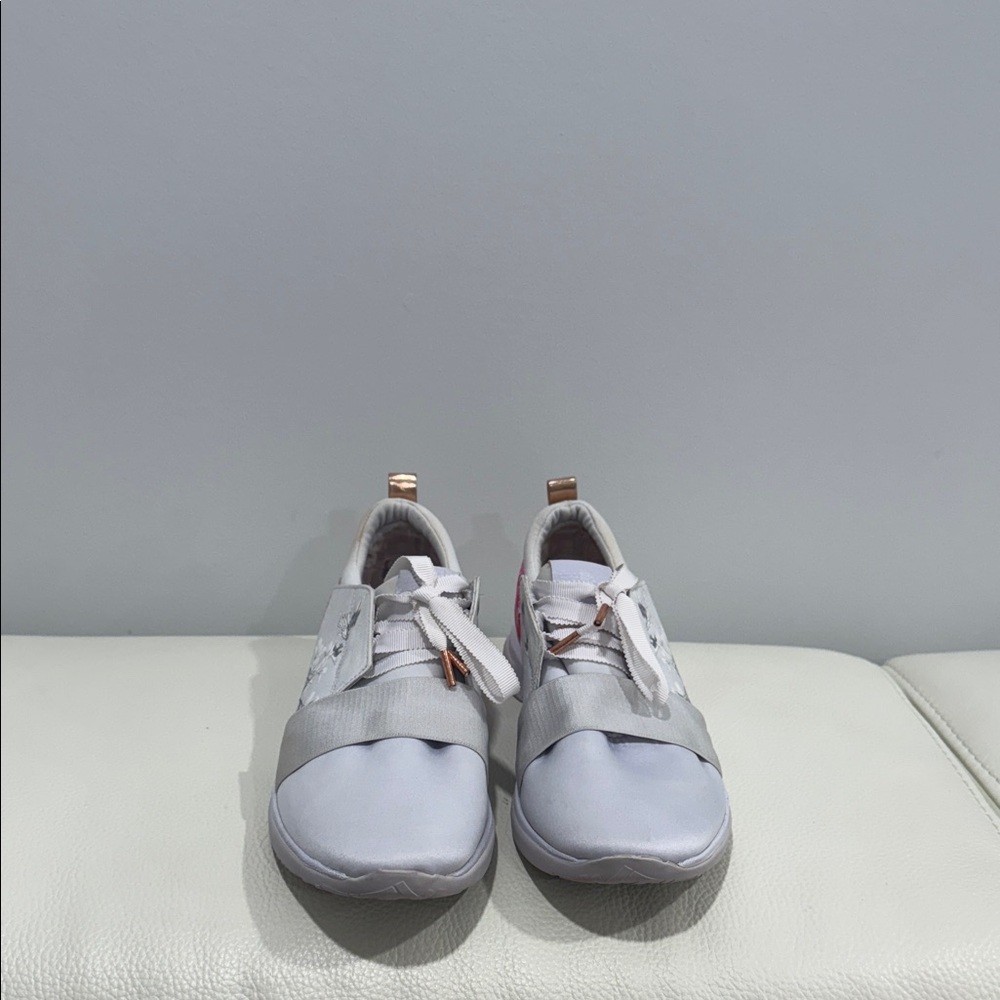 Ted Baker White and Rose Gold Women's Sneakers
